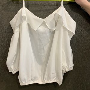 off the shoulder summer flowy top